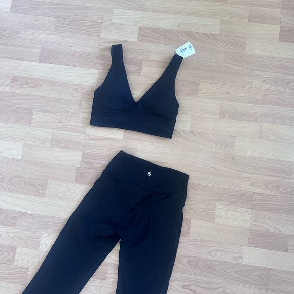 Lululemon Align-style yoga set (sports bra + flared/Align-type pants) - Picture 2 of 6
